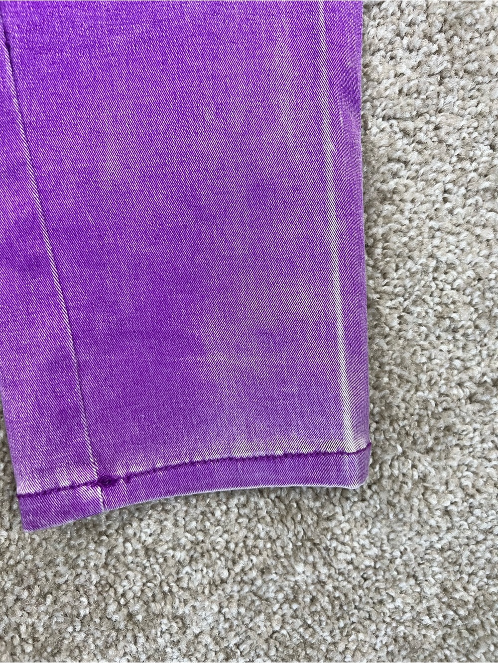 Tripp NYC Purple Coated  Skinny Jeans with Zip Pocket Accent Size 15 - Picture 6 of 16